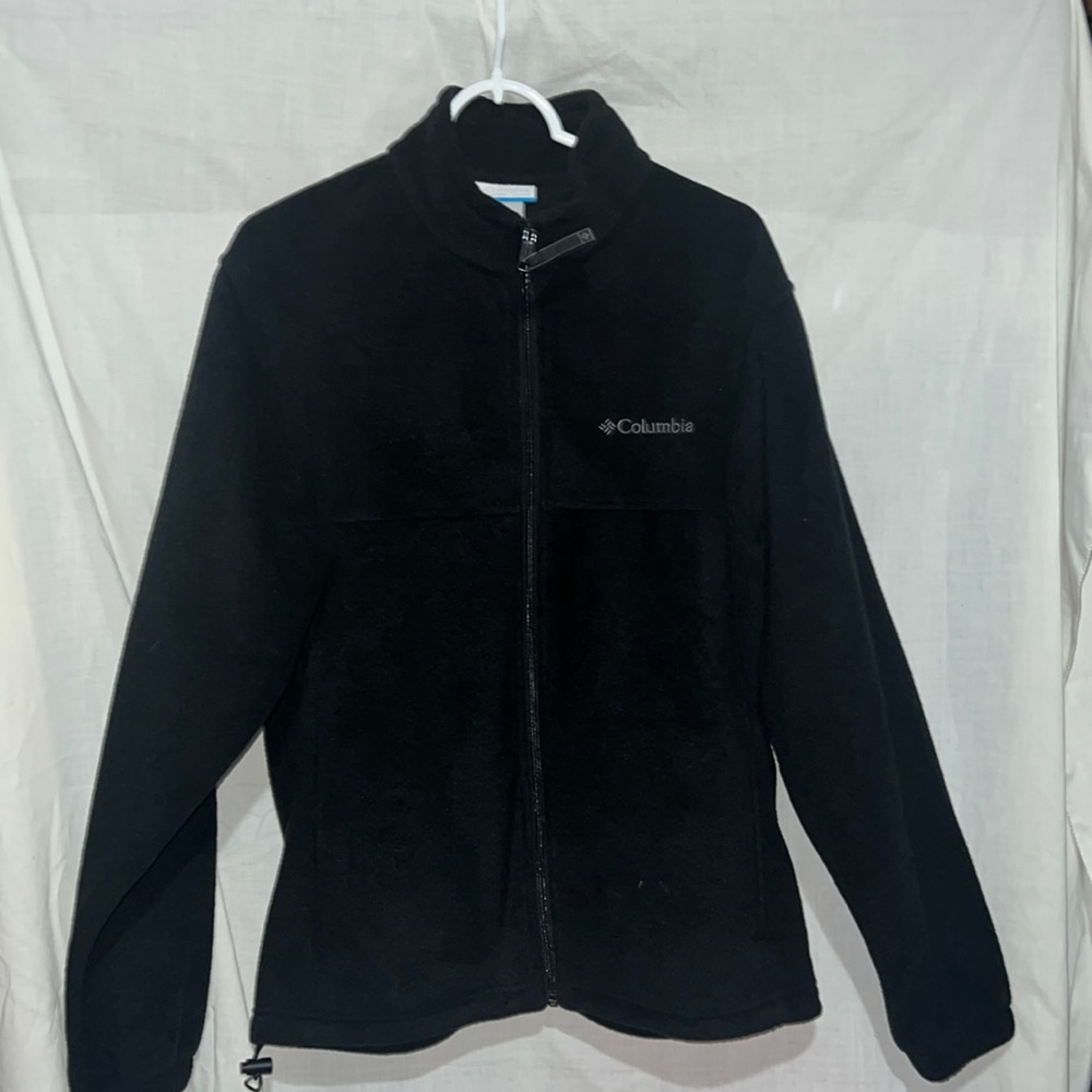 men’s medium columbia black full zip